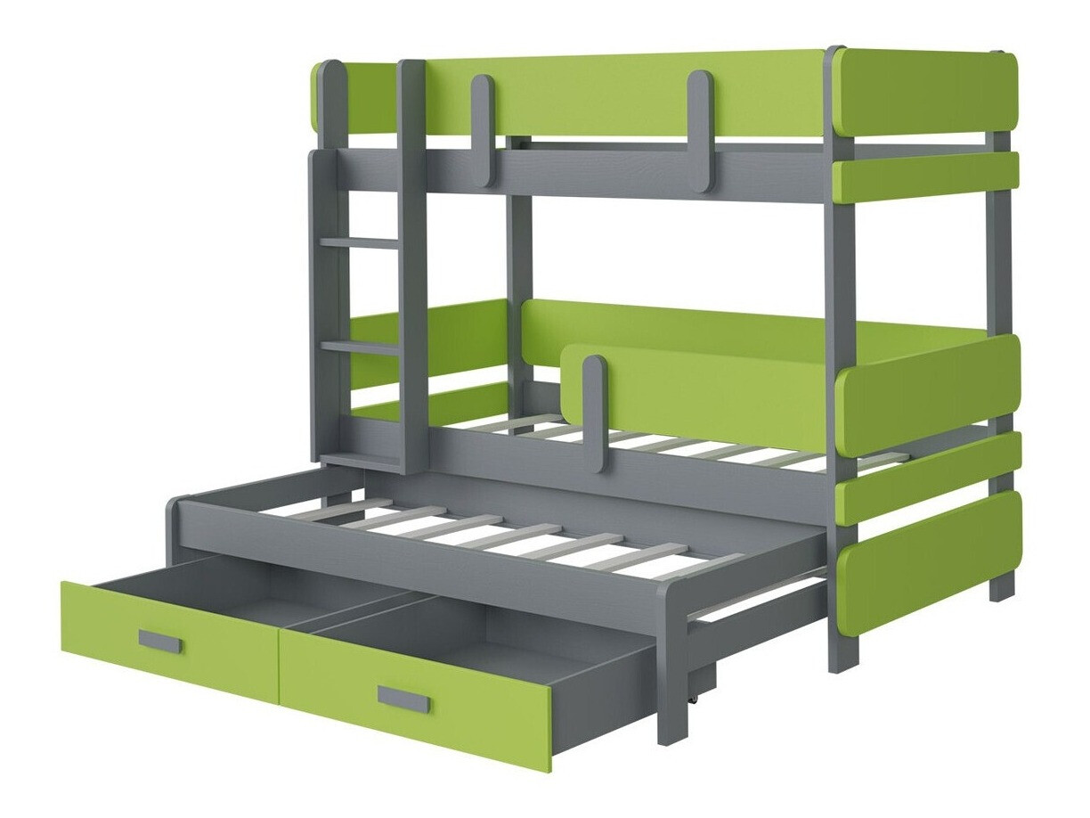 Stapelbed Henderson 145 (Wit + Eiken)