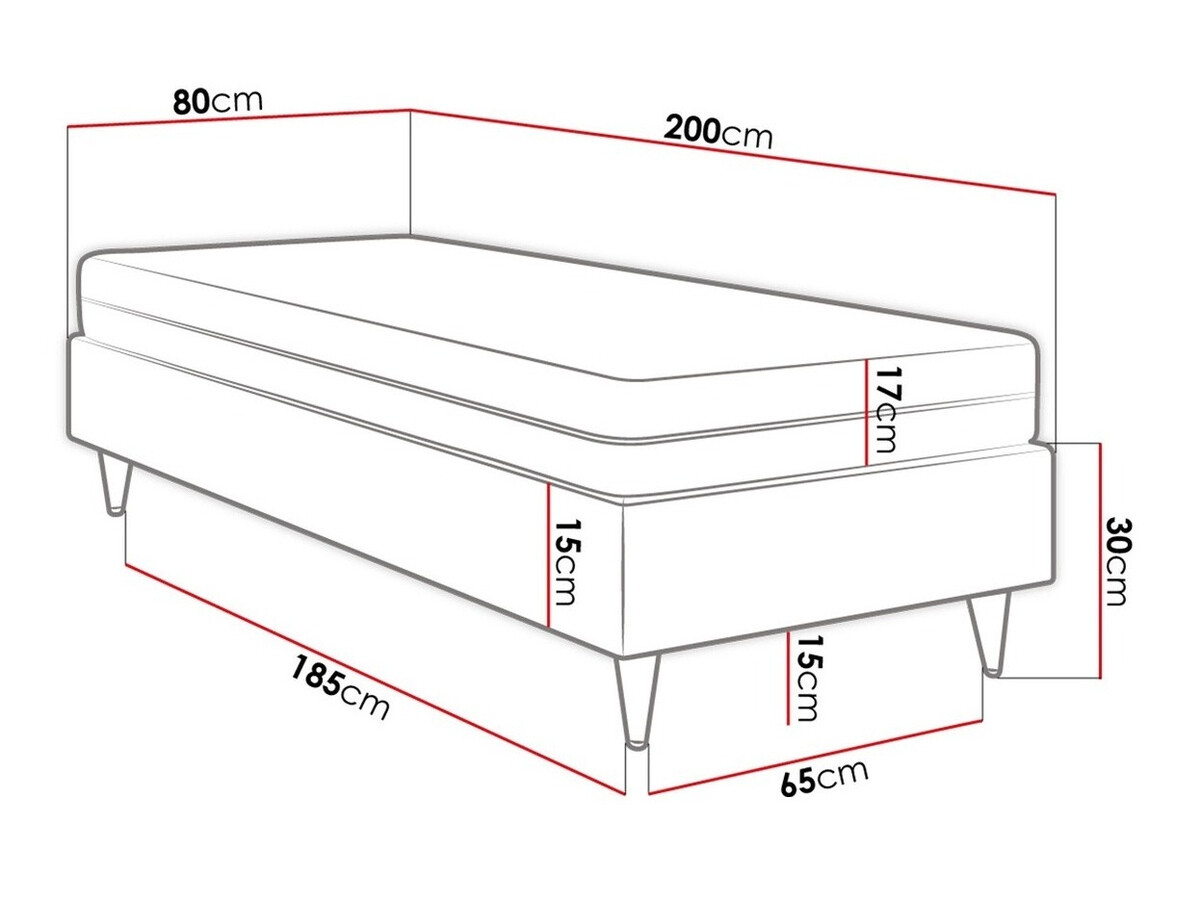 Boxspring Logan 108 (Manila 09)