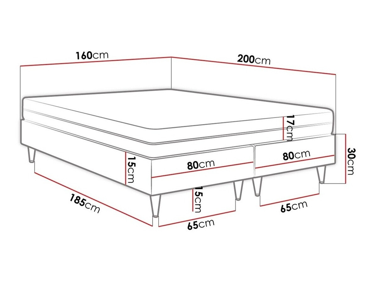 Boxspring Logan 109 (Manila 35)
