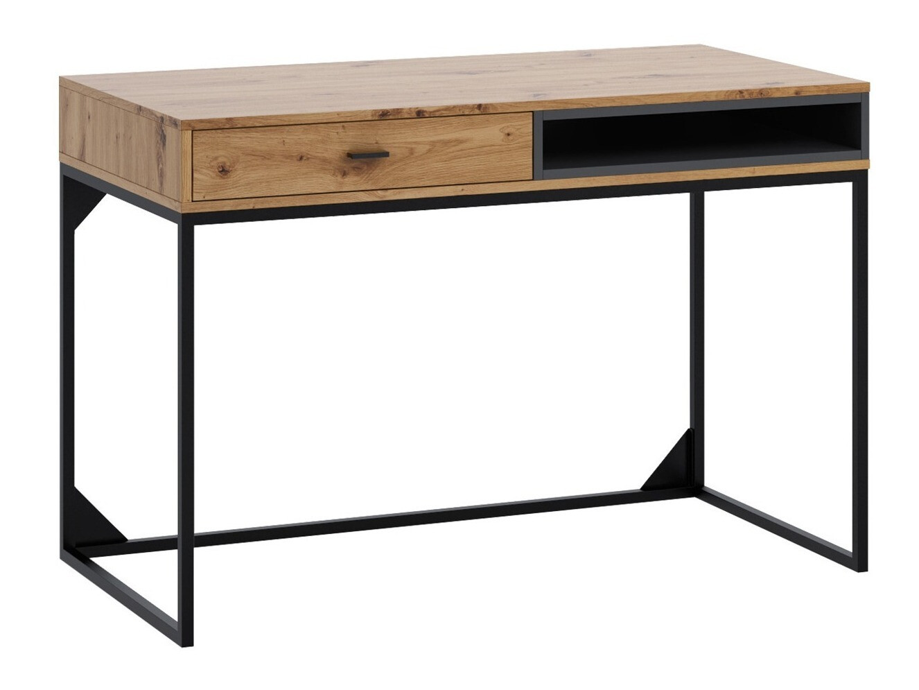 Bureau Baltesi 110 (Artisan eiken + Zwart)