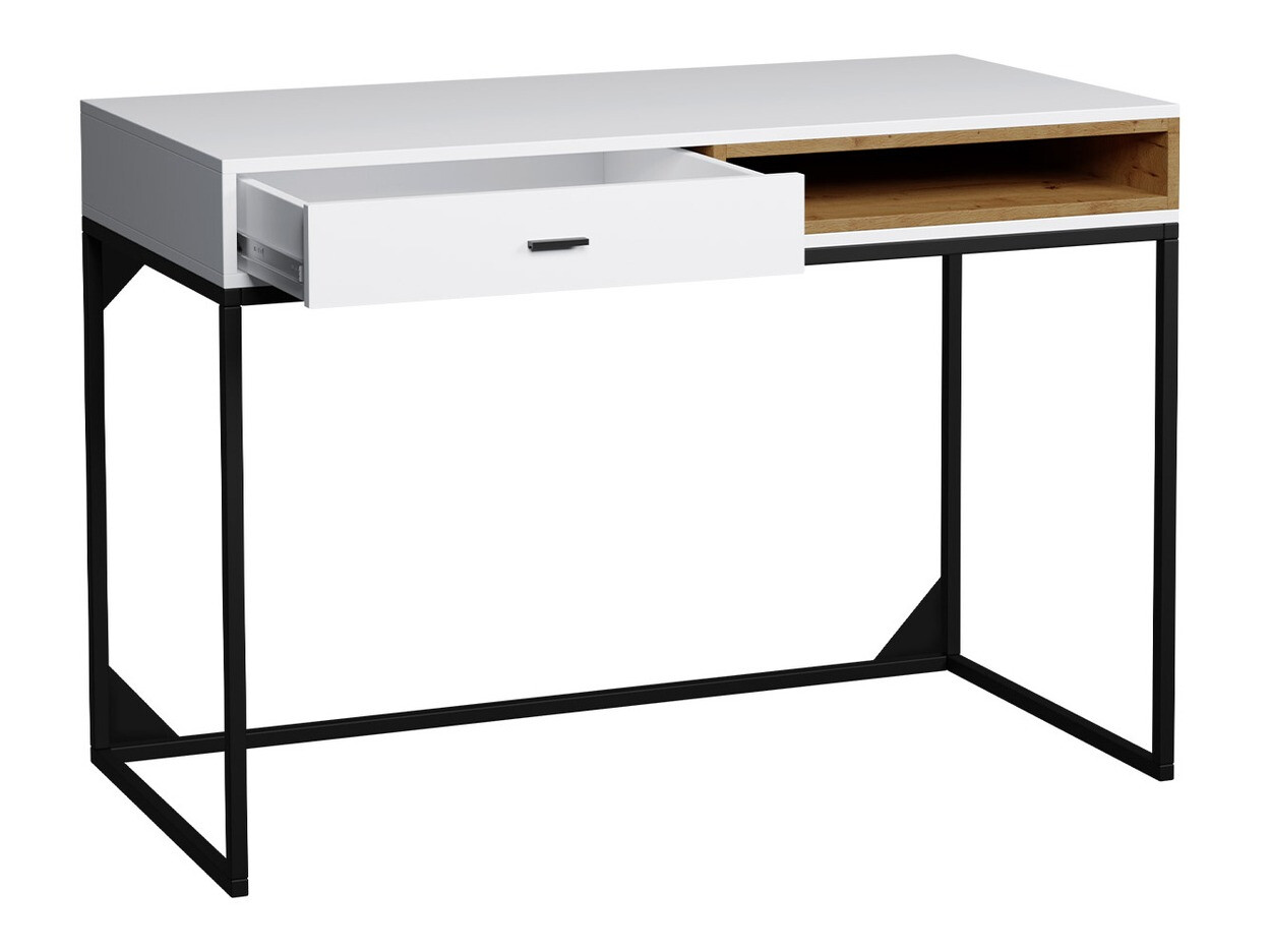 Bureau Baltesi 110 (Artisan eiken + Zwart)