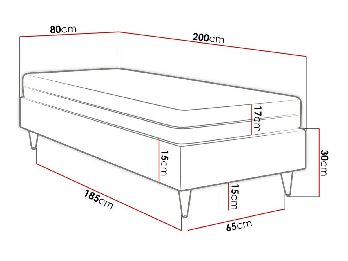 Boxspring Logan 108 (Manila 35)