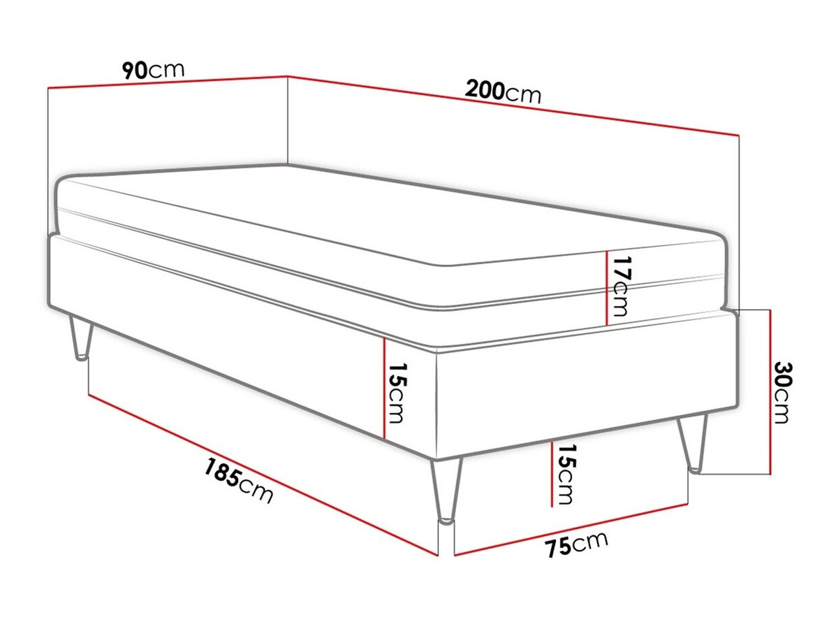 Boxspring Logan 108 (Manila 35)
