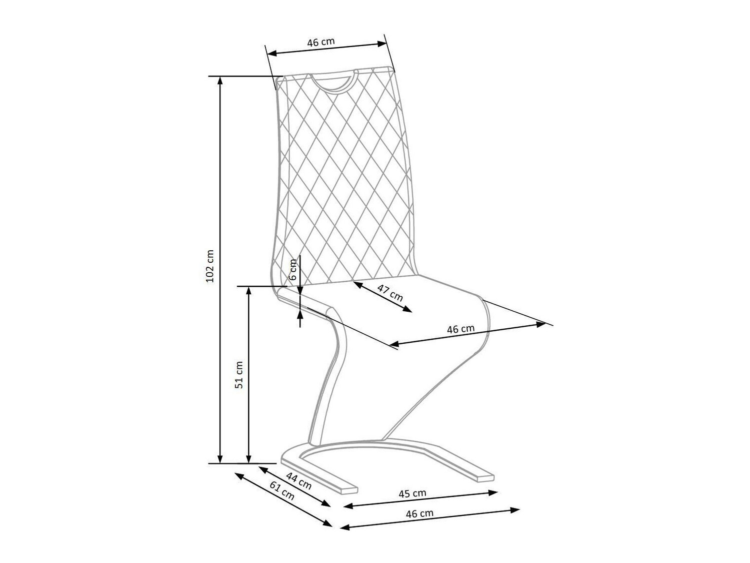 Stoel Houston 928 (Donkergroen)