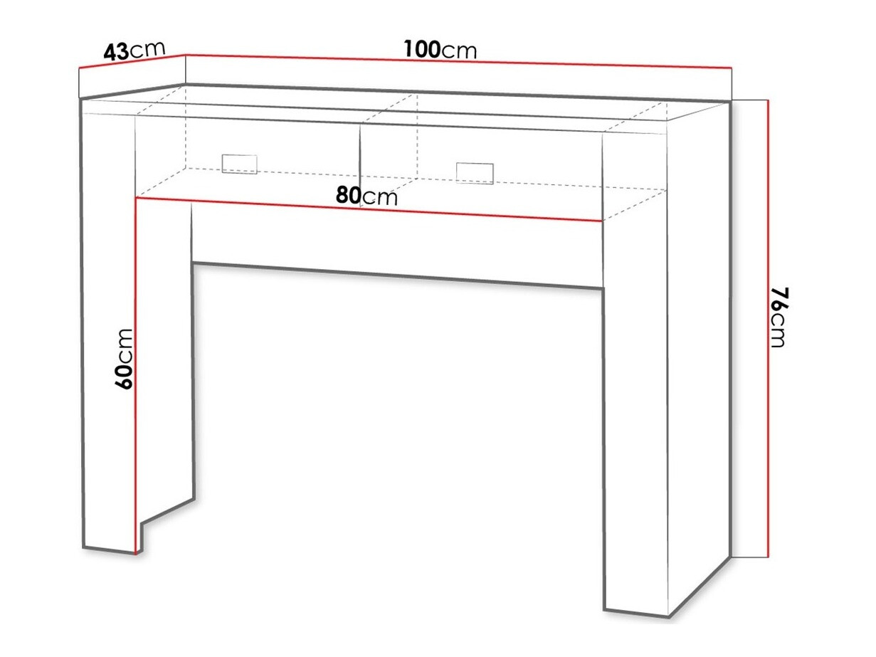 Wandtafel Melfeli 113 (Sonoma eik)