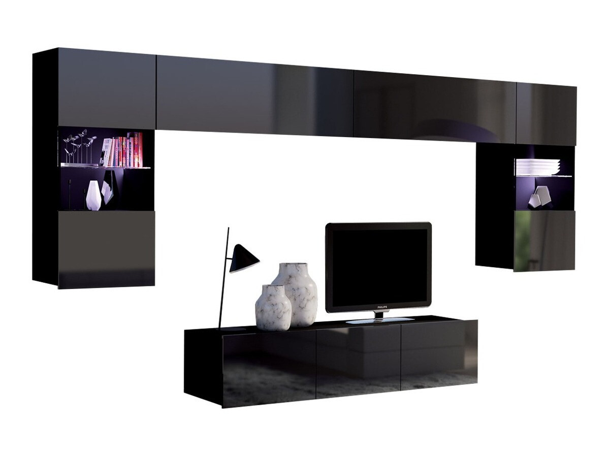 Woonkamerset Tivdalu 106 (Zwart)