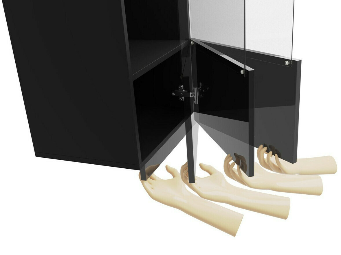 Woonkamerset Tivdalu 109 (Gouden eik + Wit + Glanzend wit)