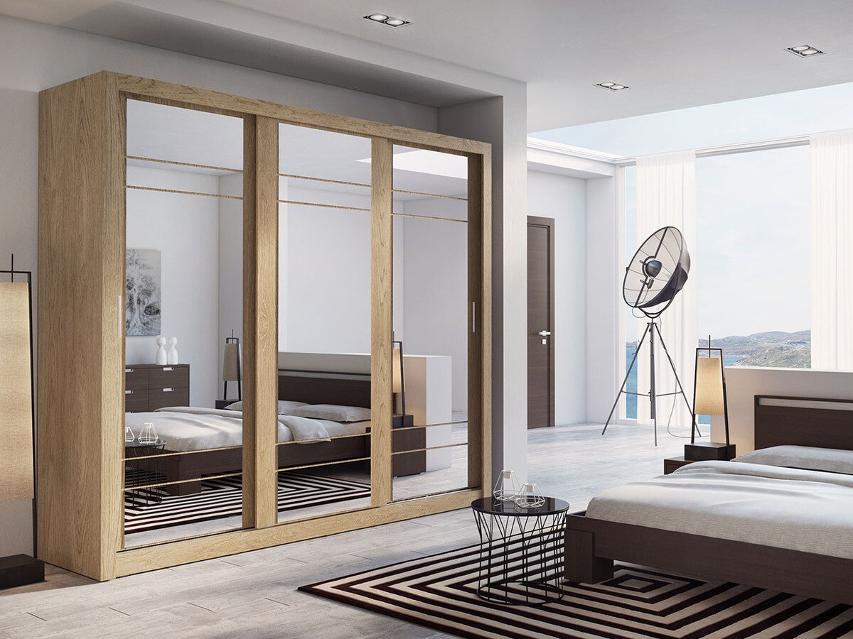 Kledingkast Fresno 101 (Licht eiken)