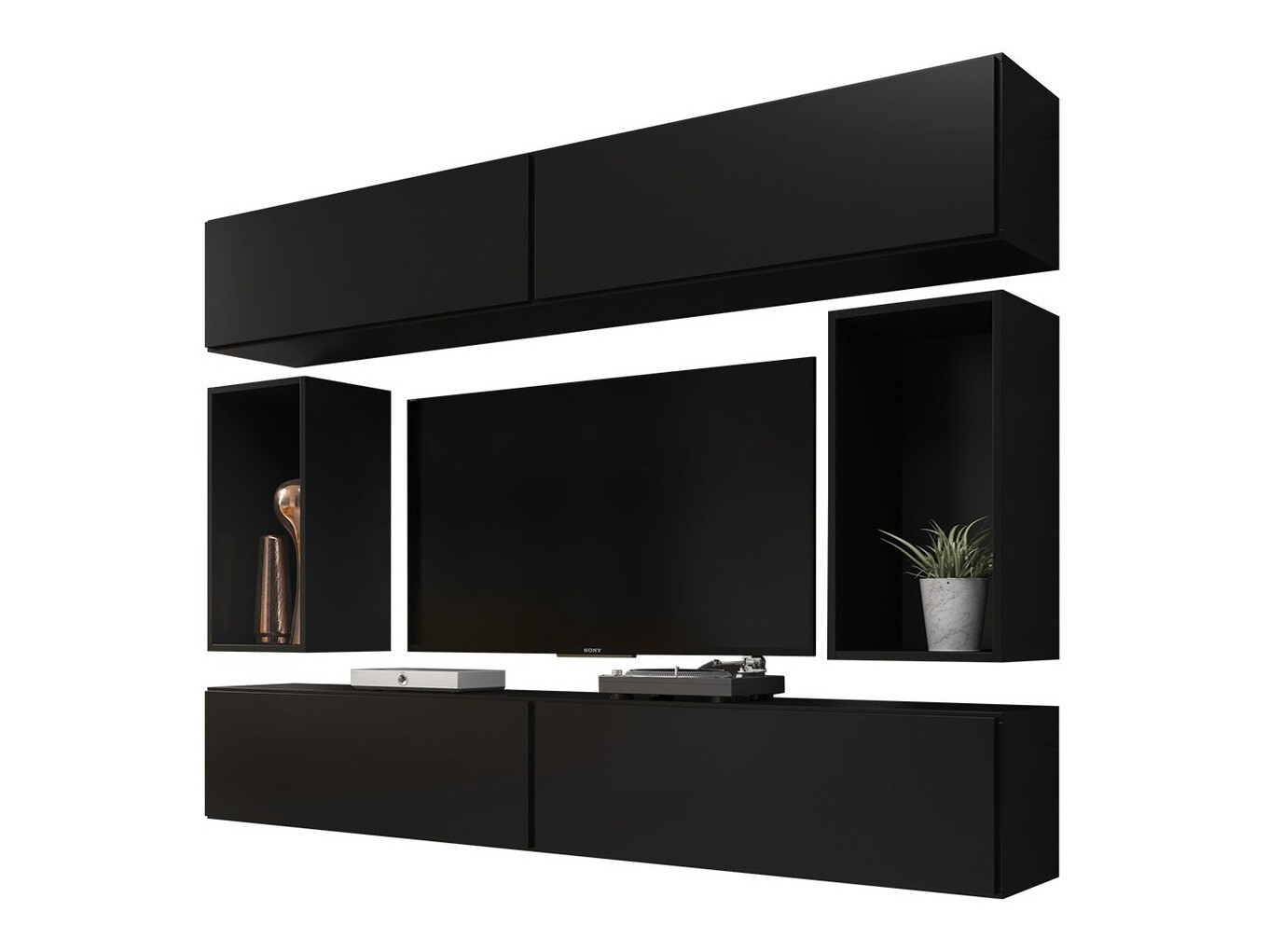 Woonkamerset Corbele 106 (Zwart)