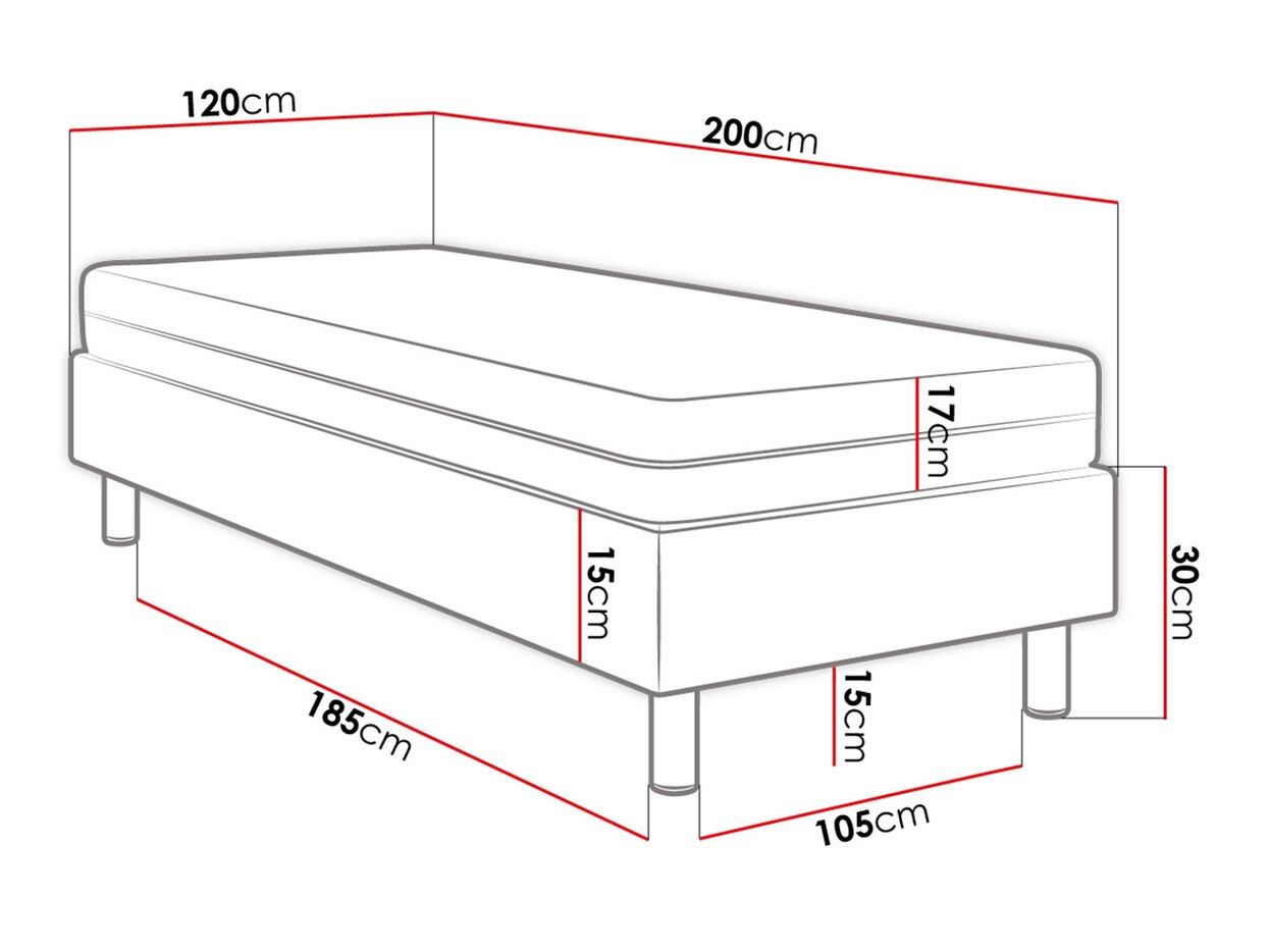 Boxspring Logan 105 (Manila 09)
