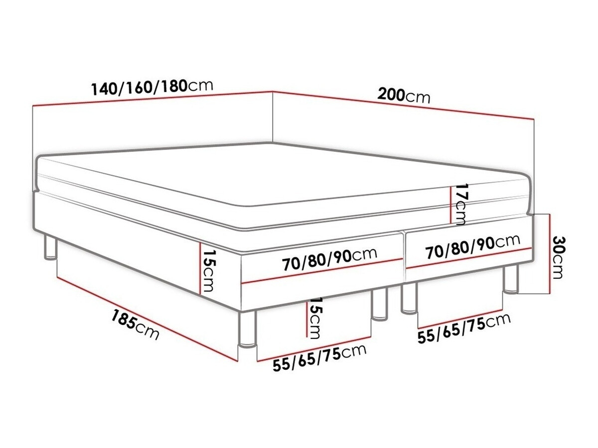 Boxspring Logan 102 (Manila 11)