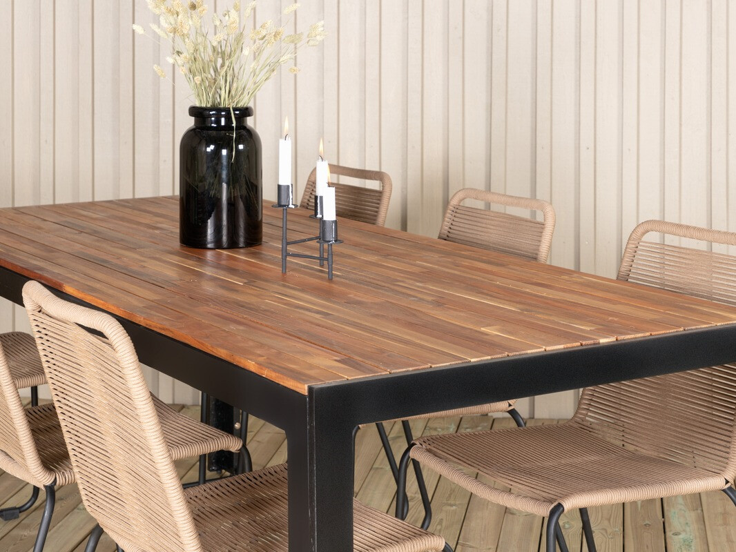 Tafel en stoelen set Dallas 2907