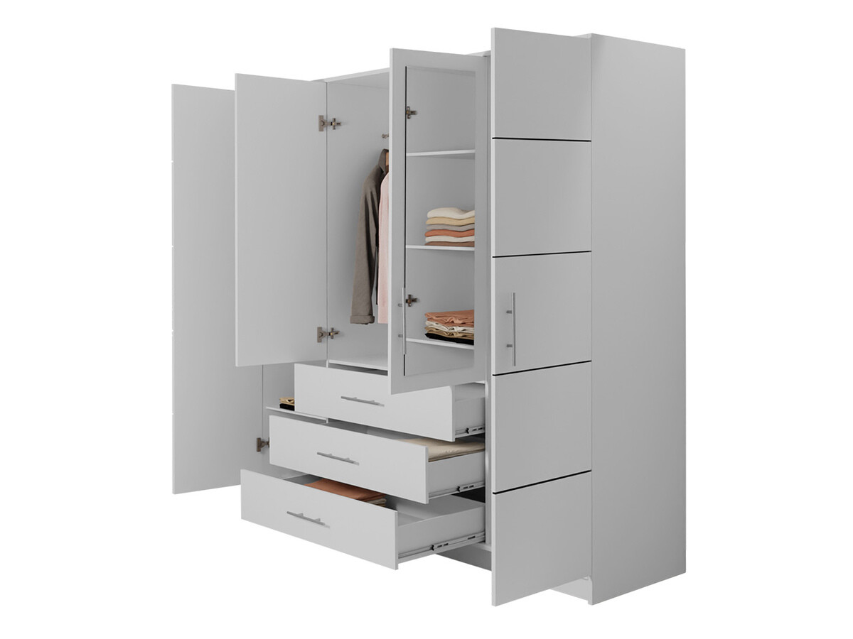 Kledingkast Dortivu 147 (Wit)