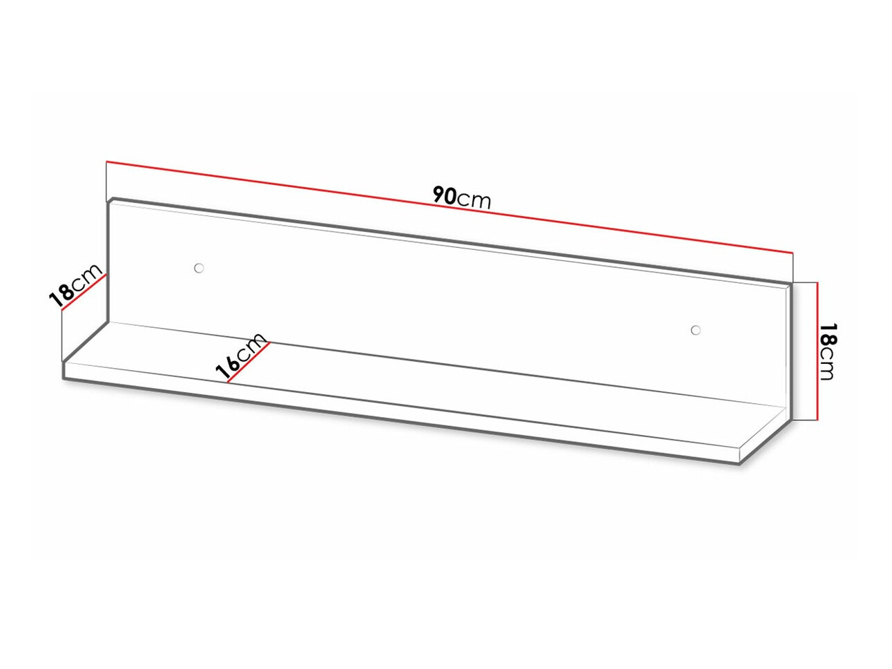 Wandplank Tenodeu 111