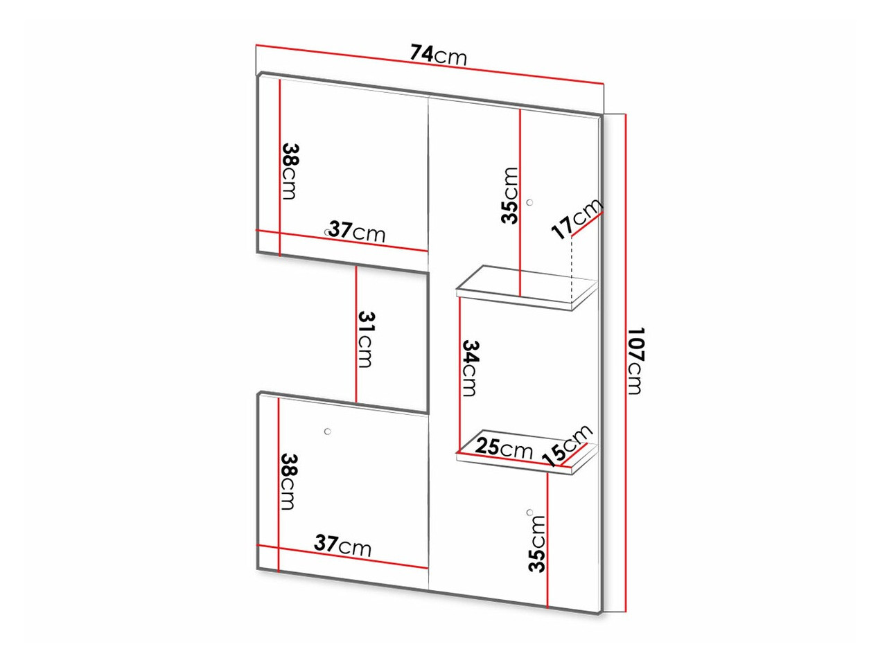 Wandplank Tenodeu 113
