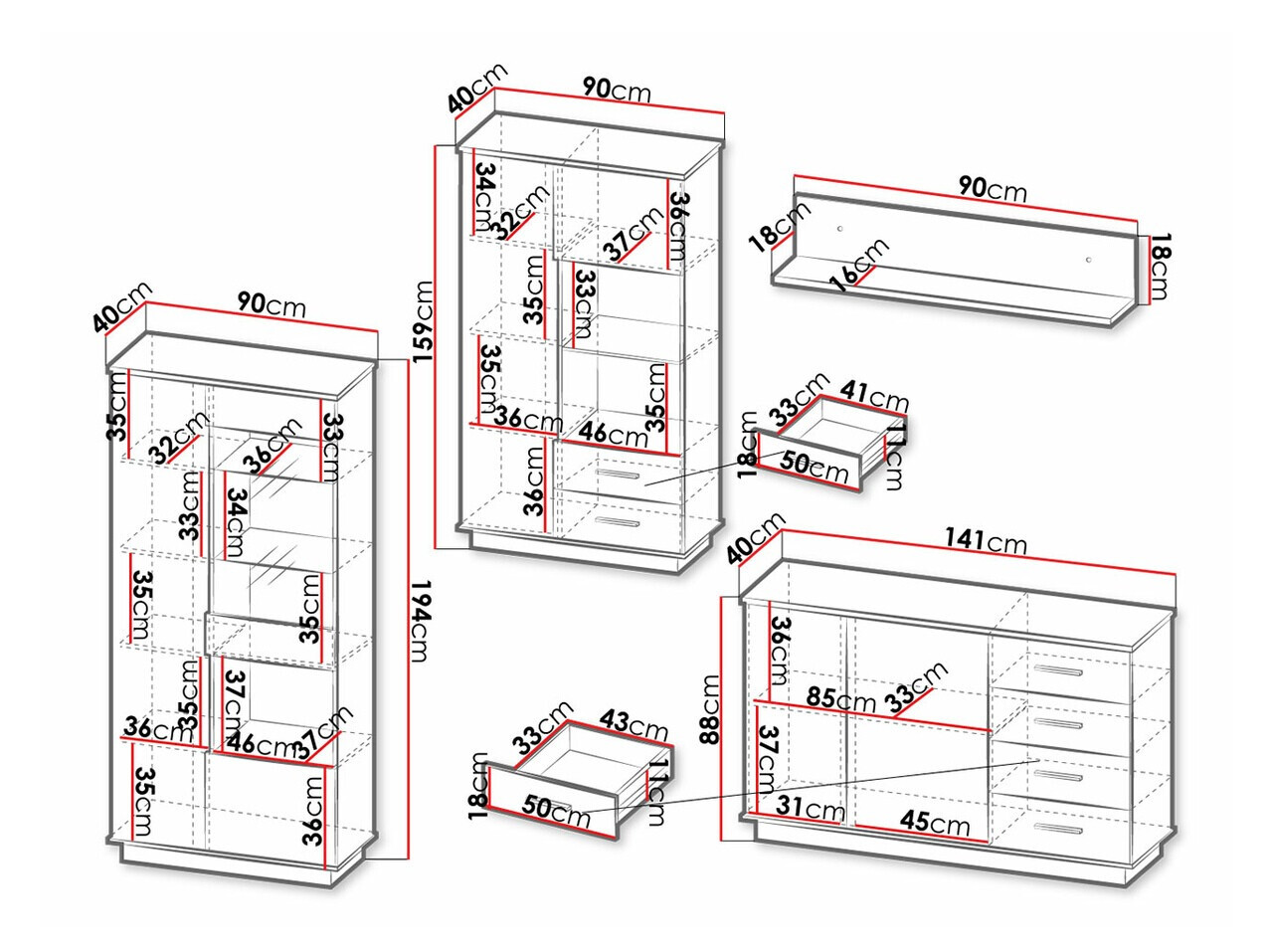 Woonkamerset Tenodeu 116