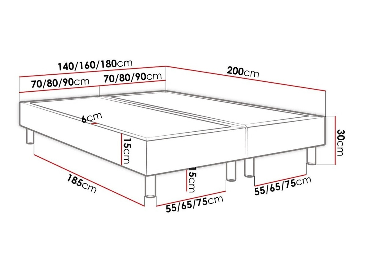 Boxspring Logan 101 (Manila 26)