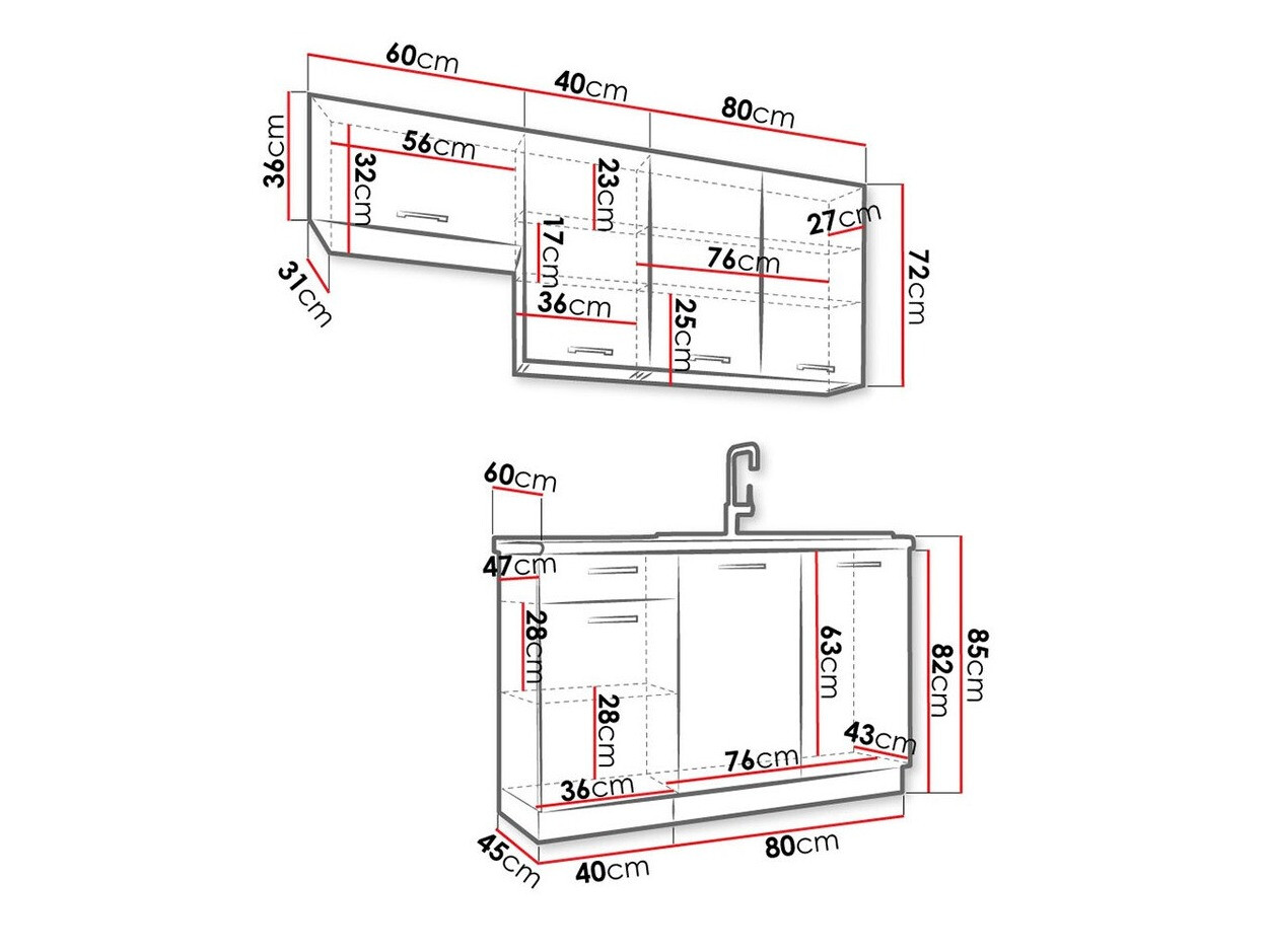 Keukenset Trenton 172