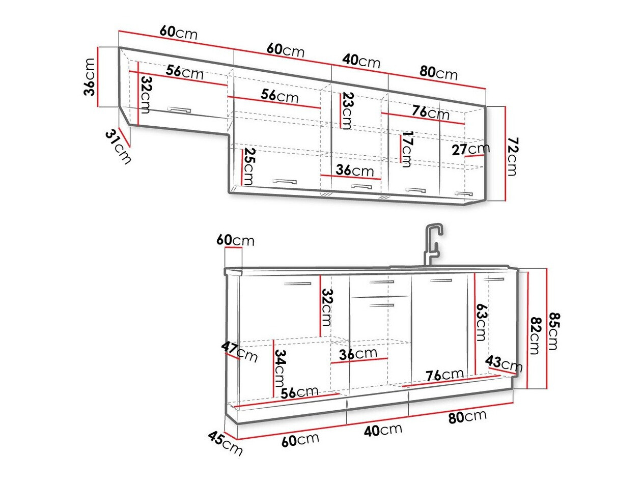 Keukenset Trenton 173