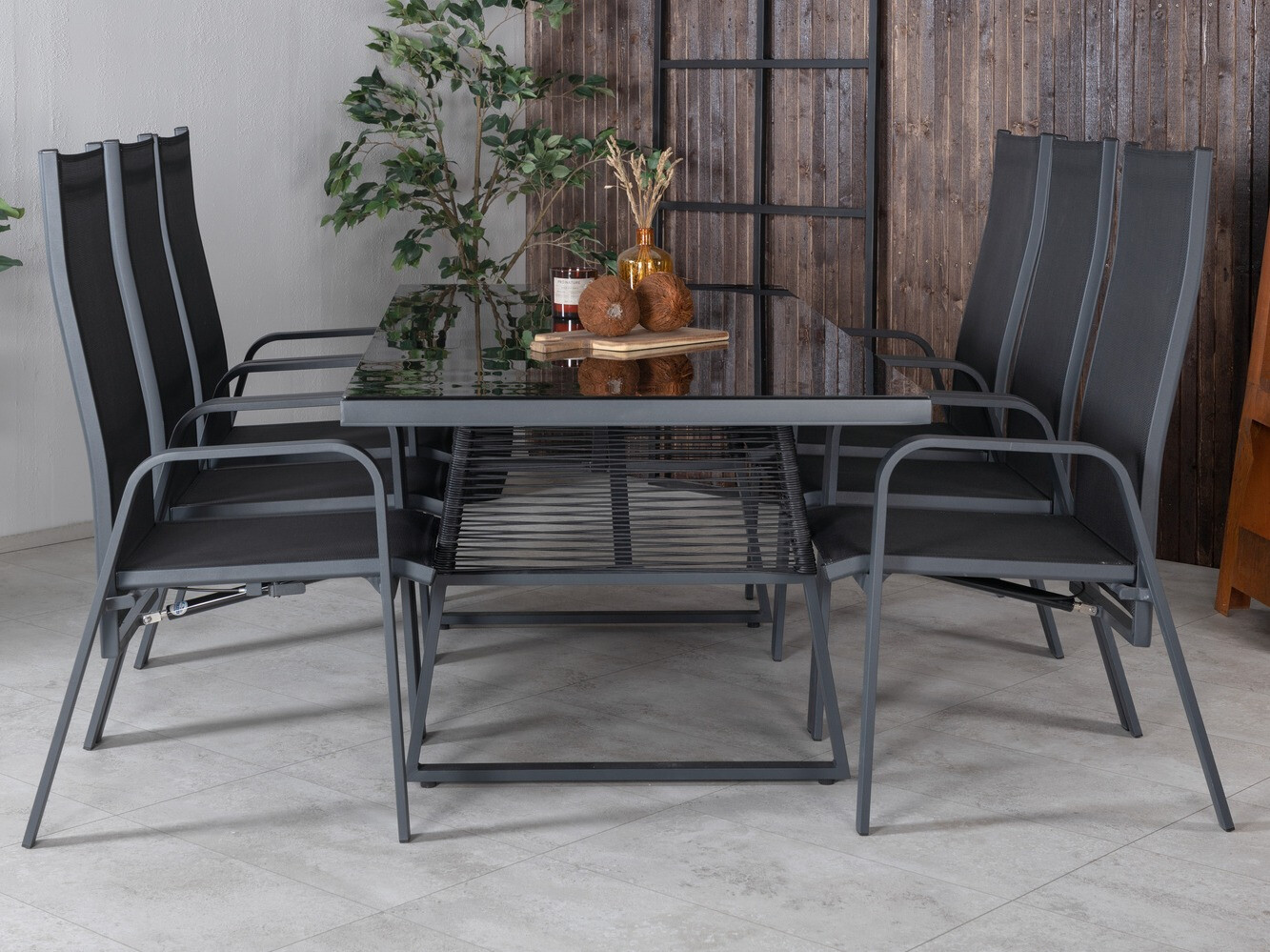 Tafel en stoelen set Dallas 1044