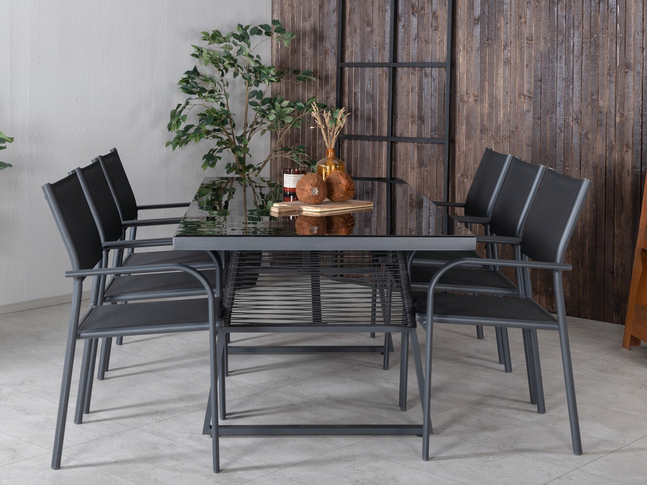 Tafel en stoelen set Dallas 1048