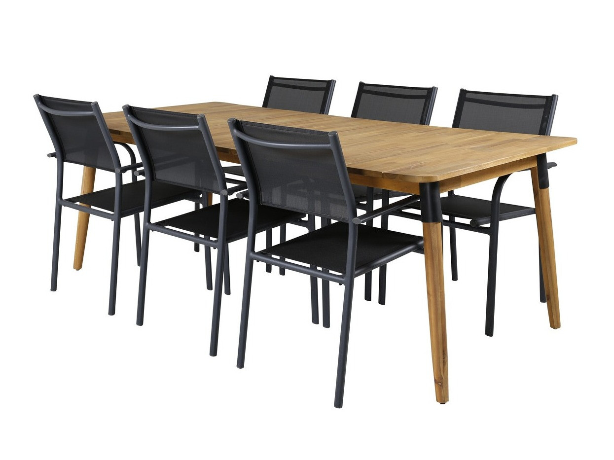 Tafel en stoelen set Dallas 2876