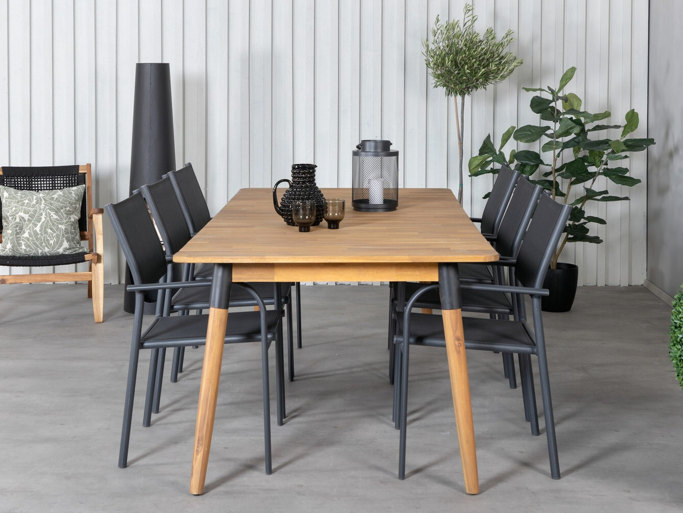 Tafel en stoelen set Dallas 2876