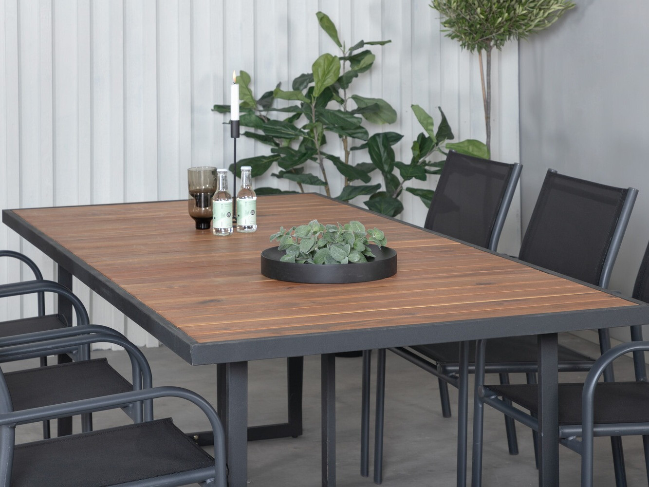Tafel en stoelen set Dallas 2916