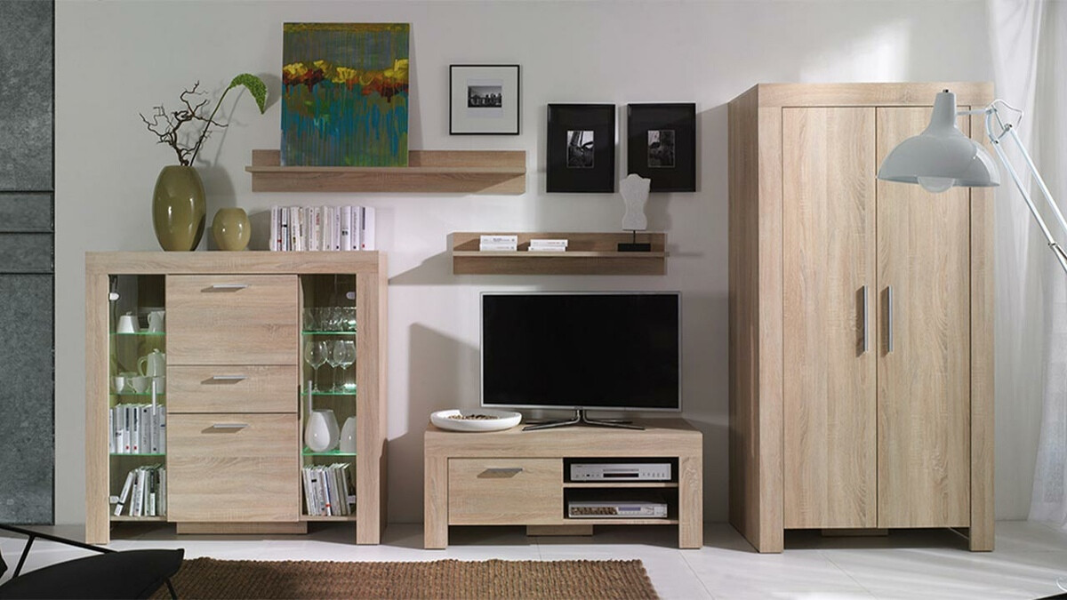 TV-meubel Melfeli 112 (Sonoma eik)