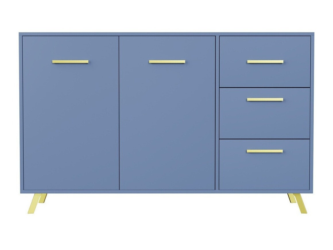 Ladekast Dortivu 118 (Blauw + Gouden)