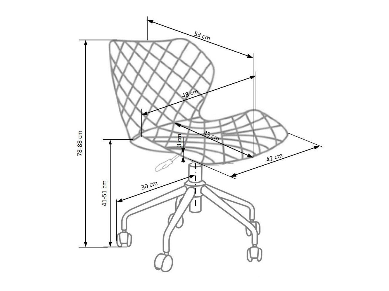 Kinderstoel Houston 324 (Turquoise)