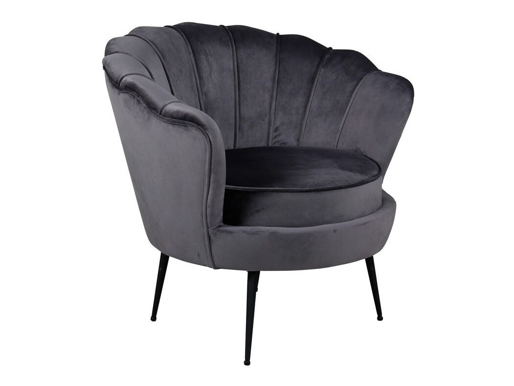 Fauteuil Dallas 1705 (Donkergrijs + Zwart)