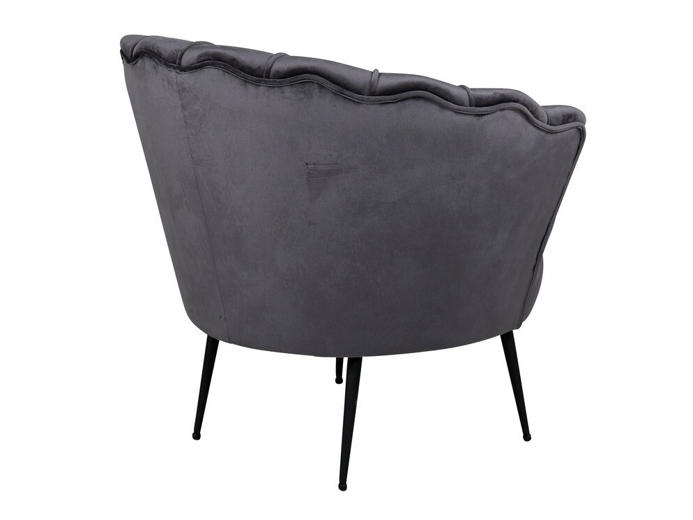 Fauteuil Dallas 1705 (Donkergrijs + Zwart)