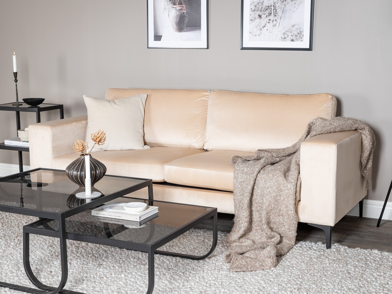 Bank Dallas 2910 (Beige + Zwart)
