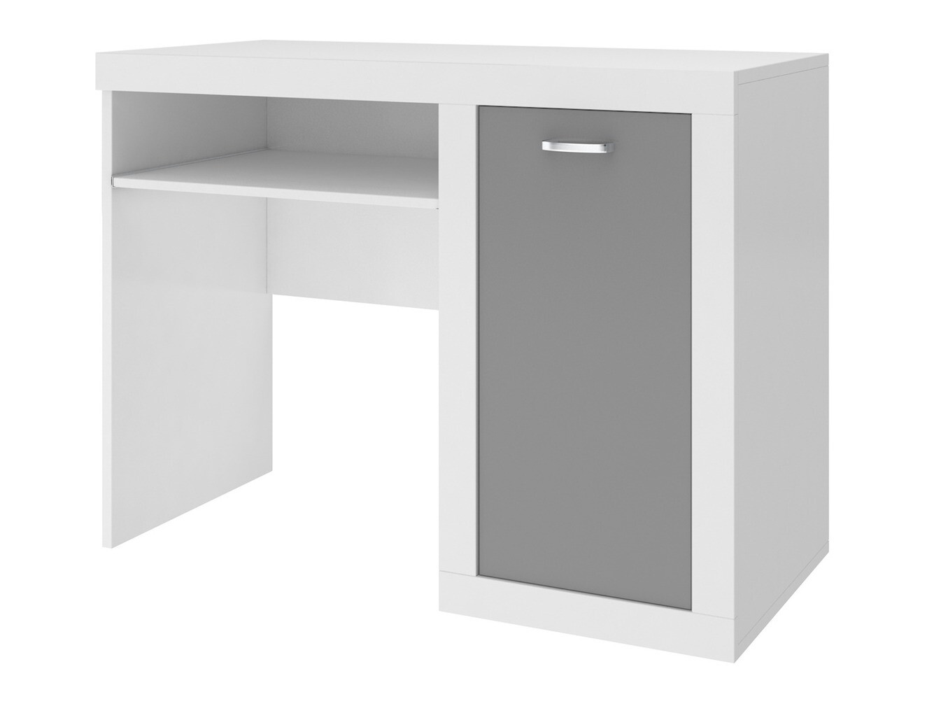Bureau Tentive 102 (Wit + Grijs)