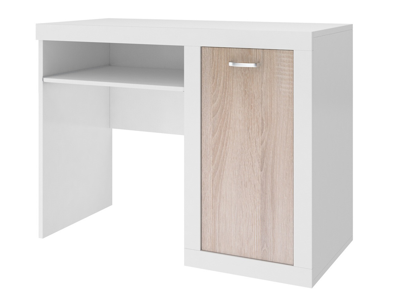 Bureau Tentive 102 (Wit + Sonoma eik)