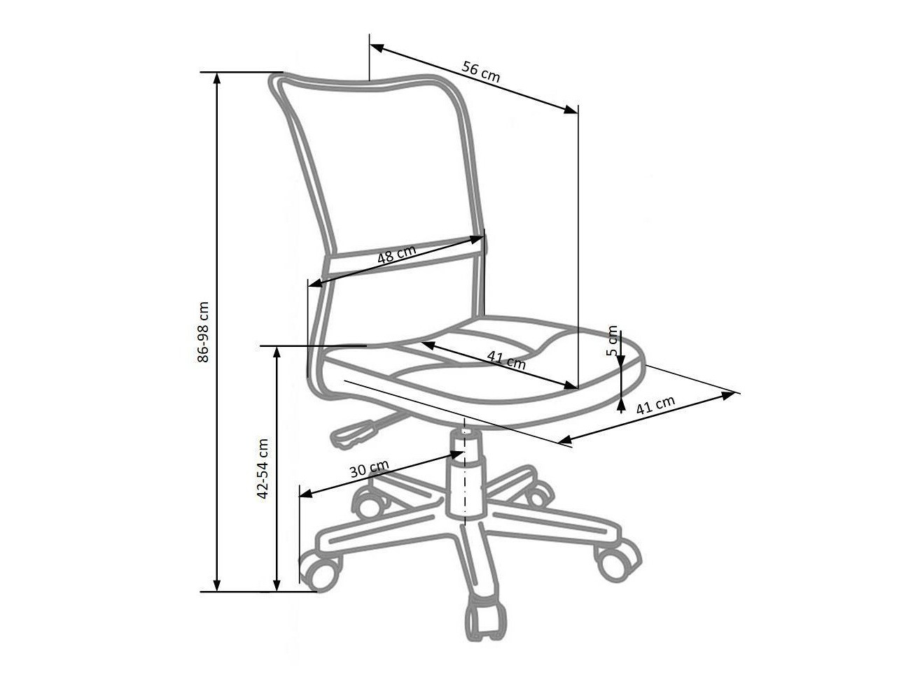 Kinderstoel Houston 205 (Roze + Zwart)
