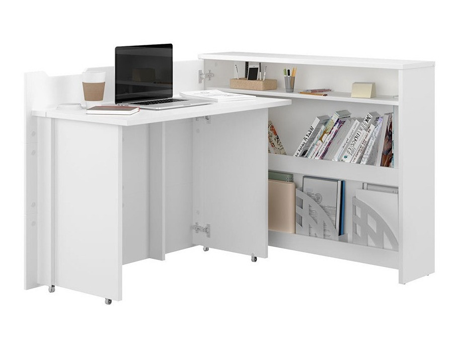 Hoekbureau Concept Lenart (Wit + Glanzend wit)