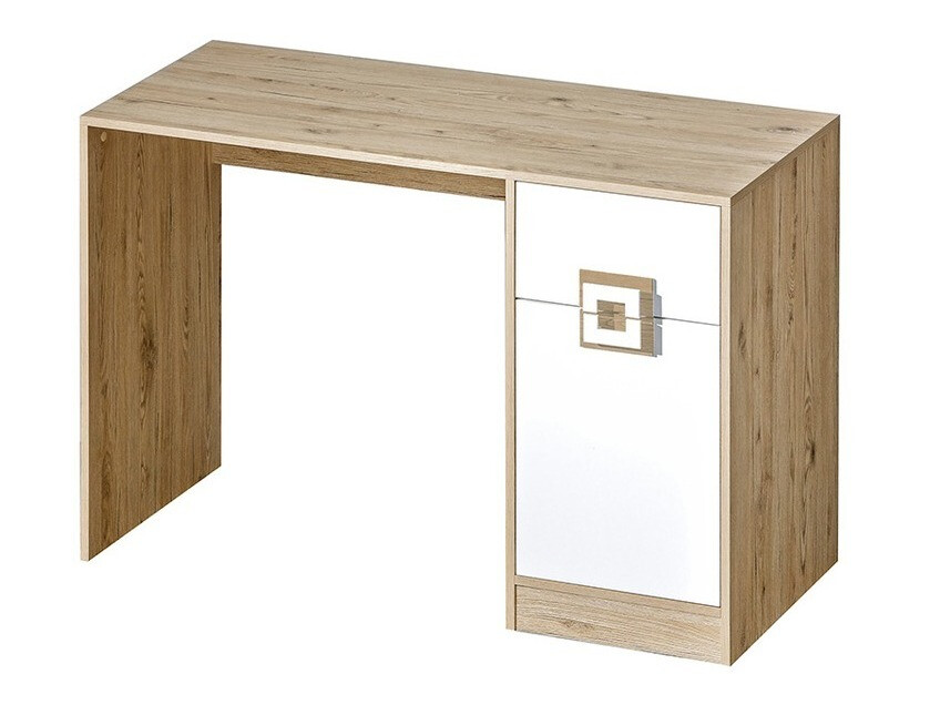 Bureau Balvire 110 (Licht eiken + Wit)