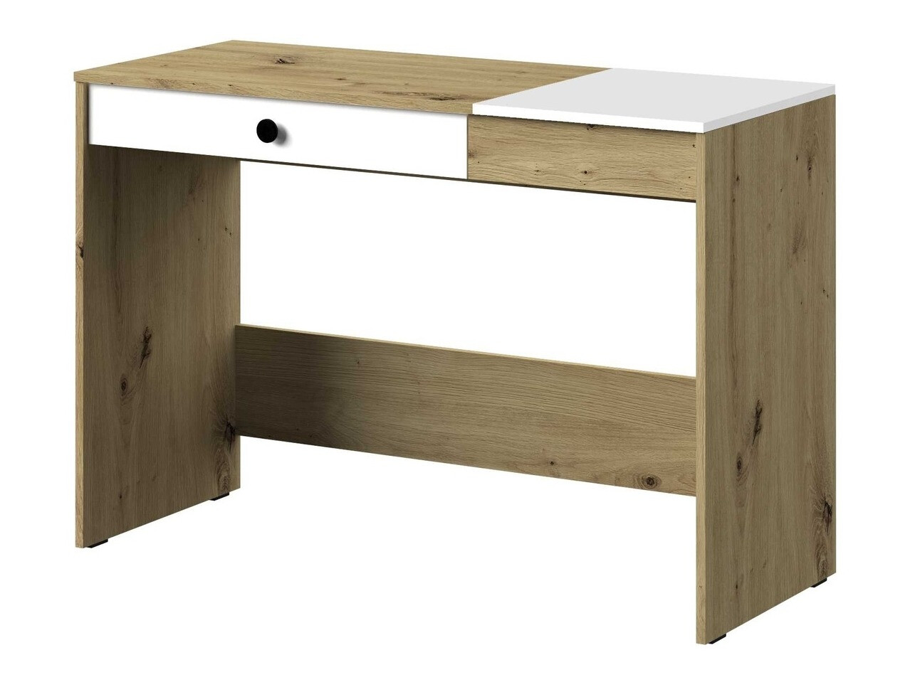 Bureau Mirelbu 109 (Artisan eiken + Wit + Zwart)