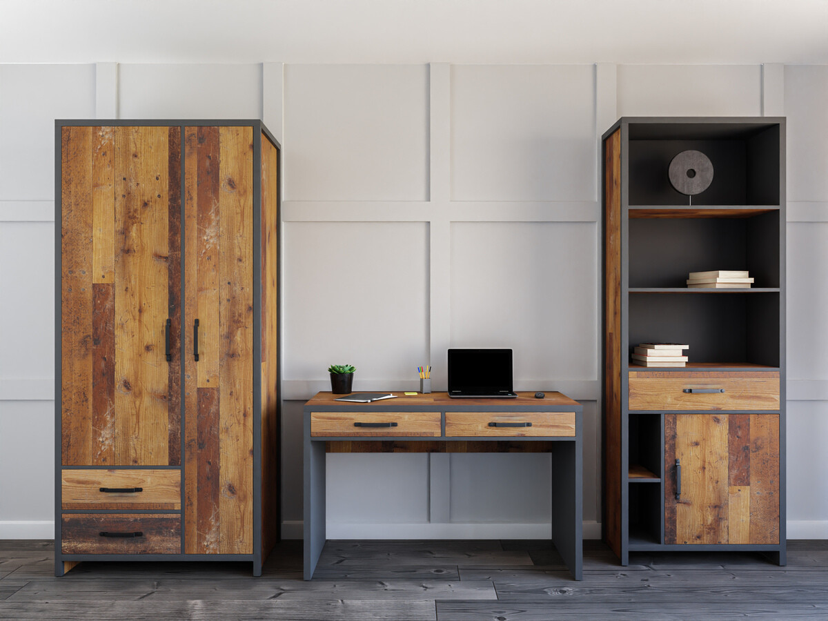 Thuiskantoorset Belsera 114 (Bruin + Matera grijs)