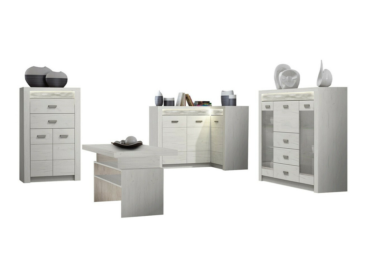 Woonkamerset Serfeno 121 (Ambachtelijk wit)