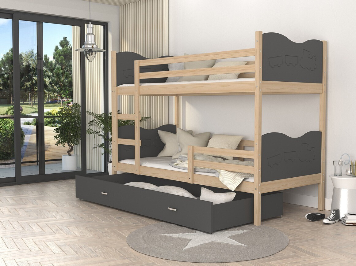 Stapelbed Aurora 112 (Grenen)