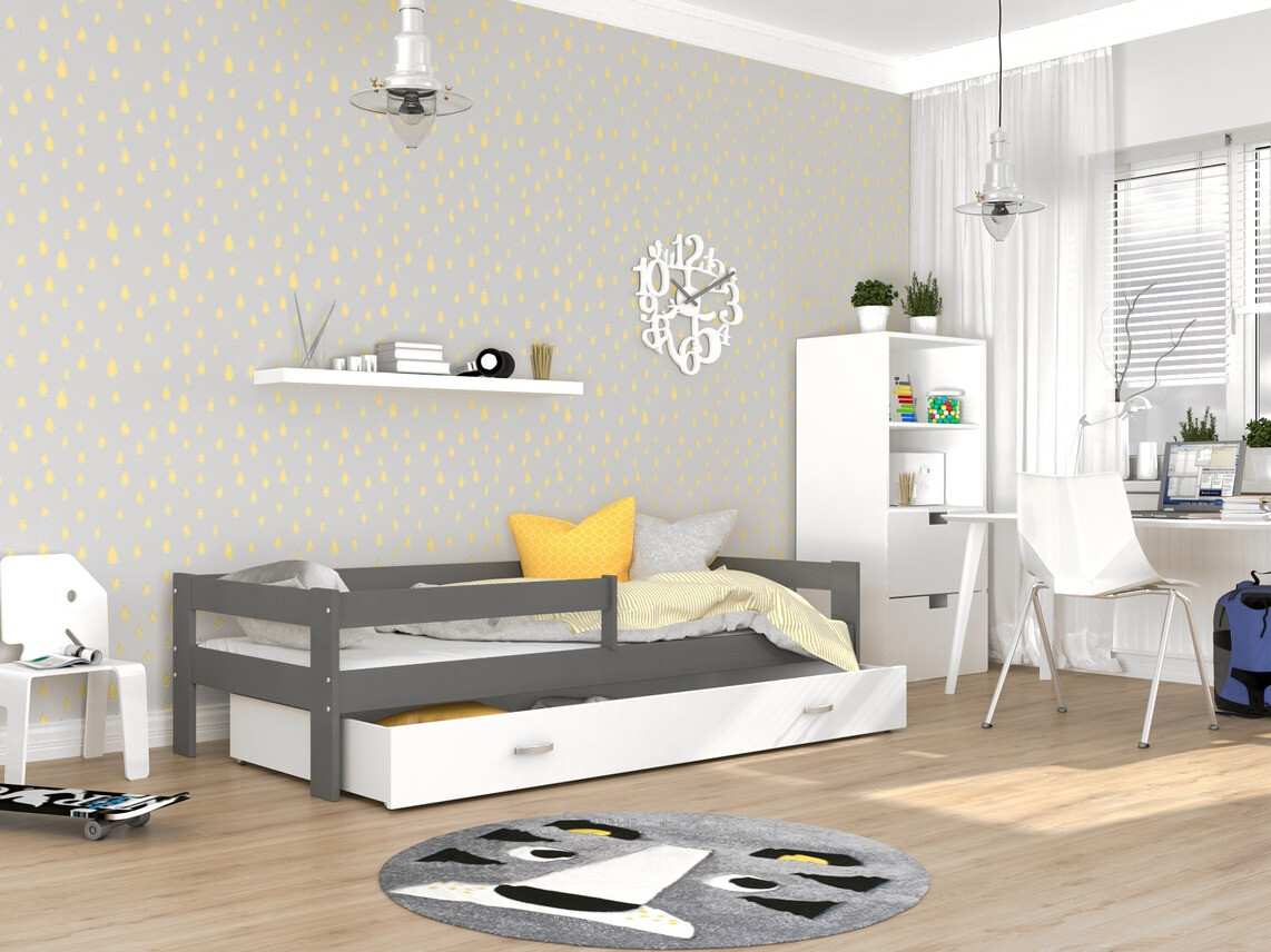 Bed Aurora 125 (Grijs)