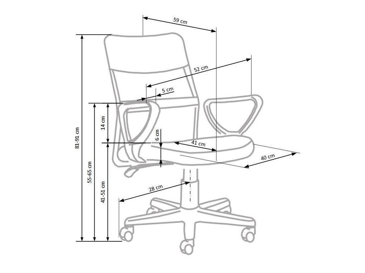 Kinderstoel Houston 397 (Roze)