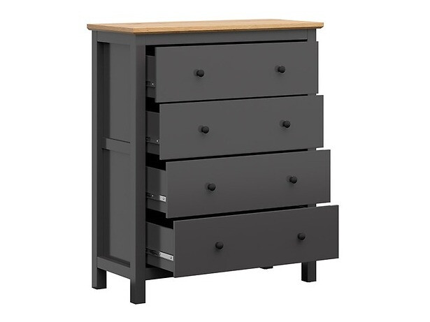 Ladekast Sordoro 104 (Grafiet + Artisan eiken)