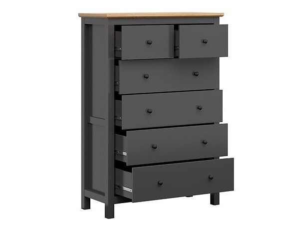 Ladekast Sordoro 105 (Grafiet + Artisan eiken)