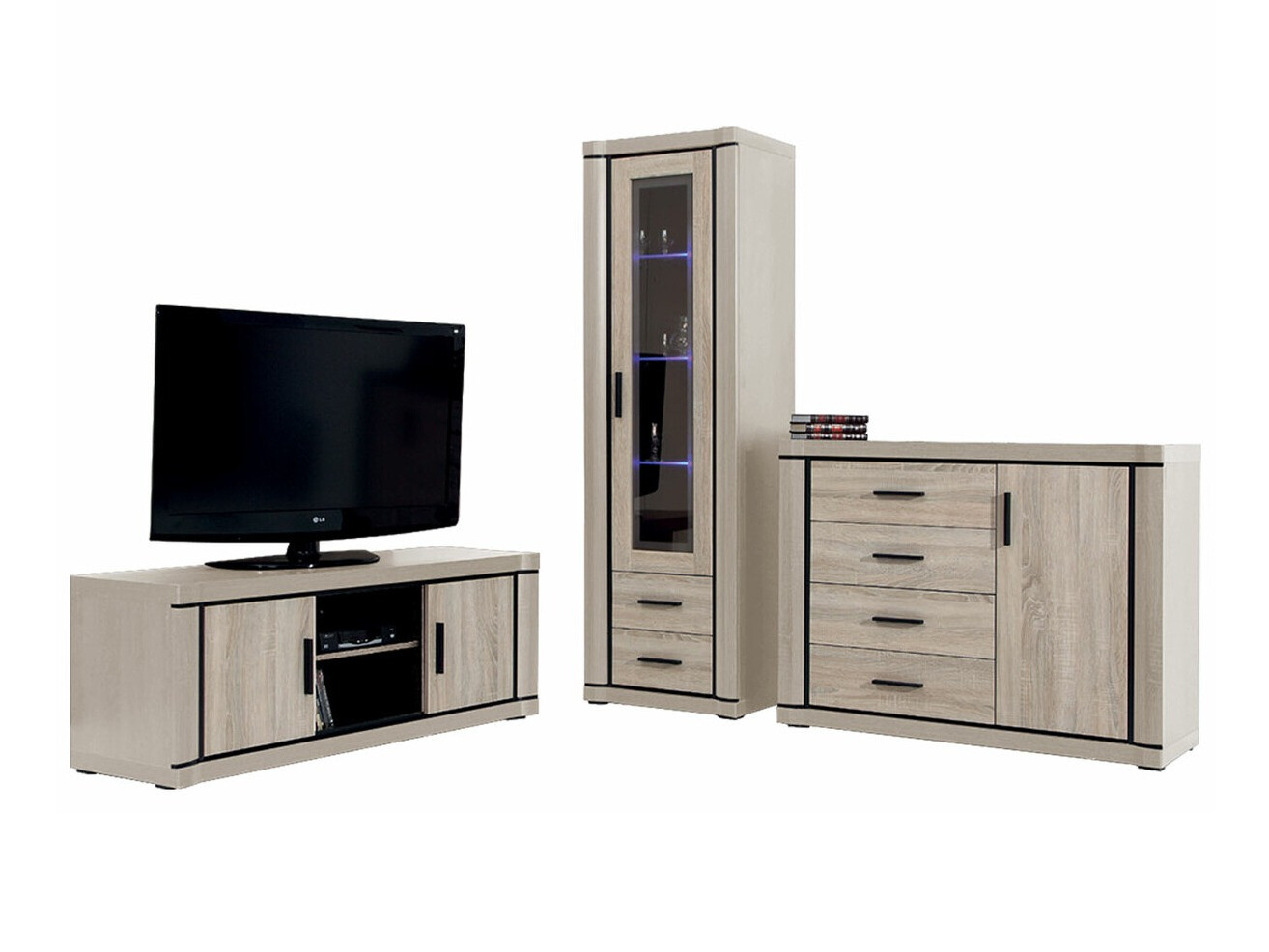 Woonkamerset Lorelie 122 (Sonoma eik)