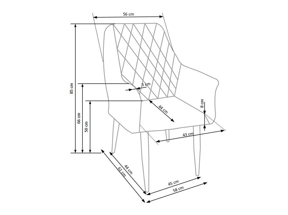 Stoel Houston 579 (Grijs)