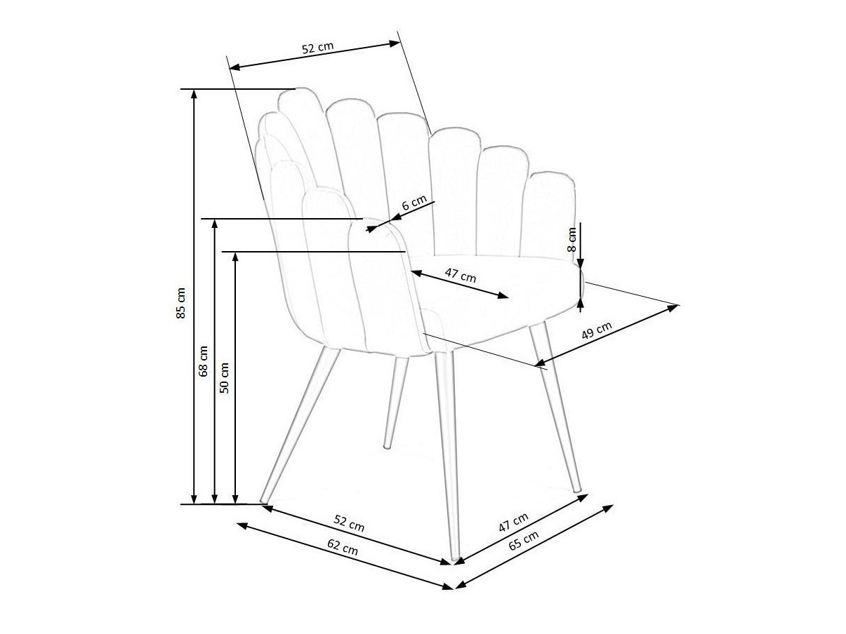 Stoel Houston 976 (Grijs + Zwart)